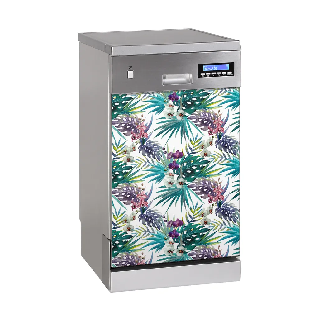 Magnete Küche Magnetmatte Magnet für Spülmaschine Abwaschbar Nachbildung 45x70 cm - Tropenurlaub